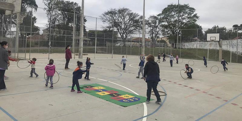 Levar atividades esportivas e culturais à praça faz parte da estratégia da Administração Regional Santa Felicidade.
Foto: Divulgação