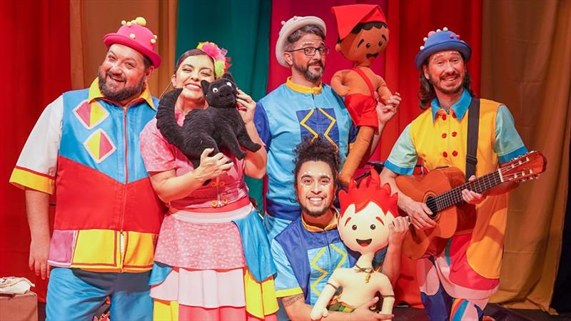 O show infantil Fuzuê do Pererê reinaugura as ações do teatro Cleon Jacques neste fim de semana com música para crianças.
Foto: Divulgação