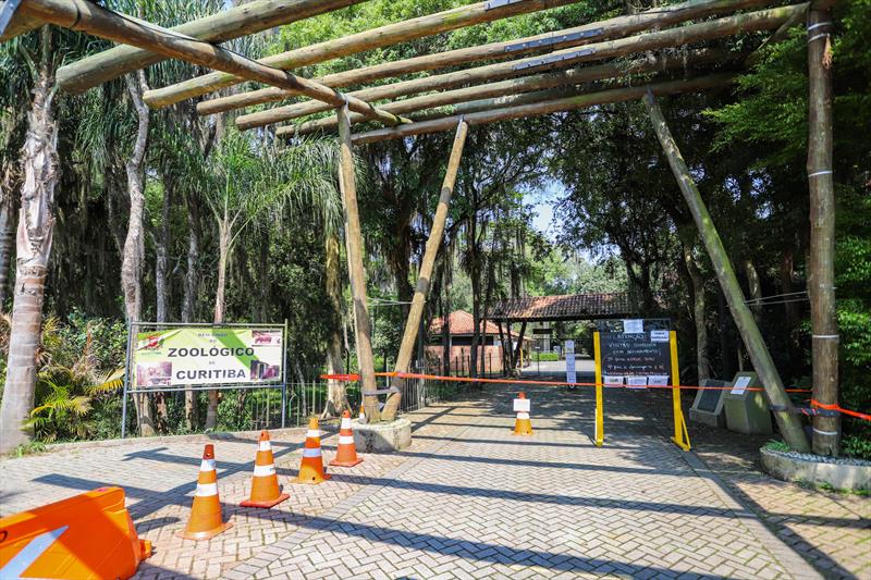 Dia das Crianças, o Zoológico de Curitiba troca o passeio de carro pelas visitas a pé.
Foto: Daniel Castellano/SMCS