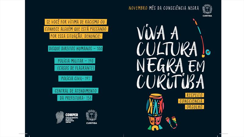 Ações culturais e informativas vão marcar o Mês da Consciência Negra em Curitiba.