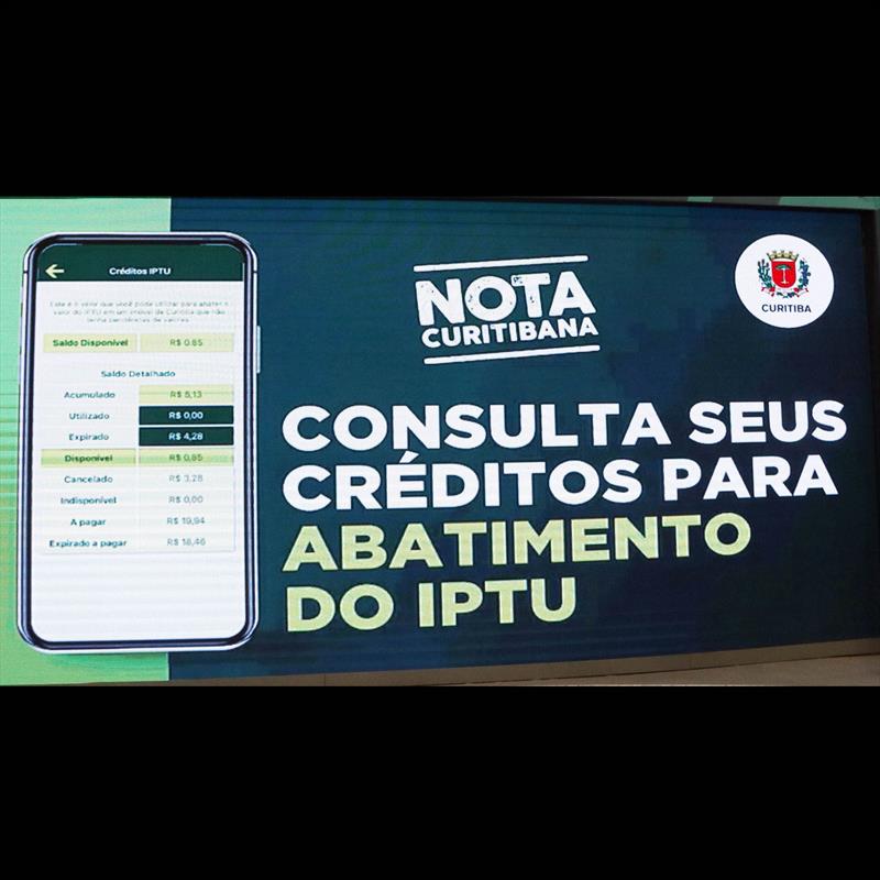 Termina na próxima terça-feira o prazo para utilizar créditos do programa Nota Curitibana para ter desconto no IPTU.
Foto: Lucilia Guimarães/SMCS
