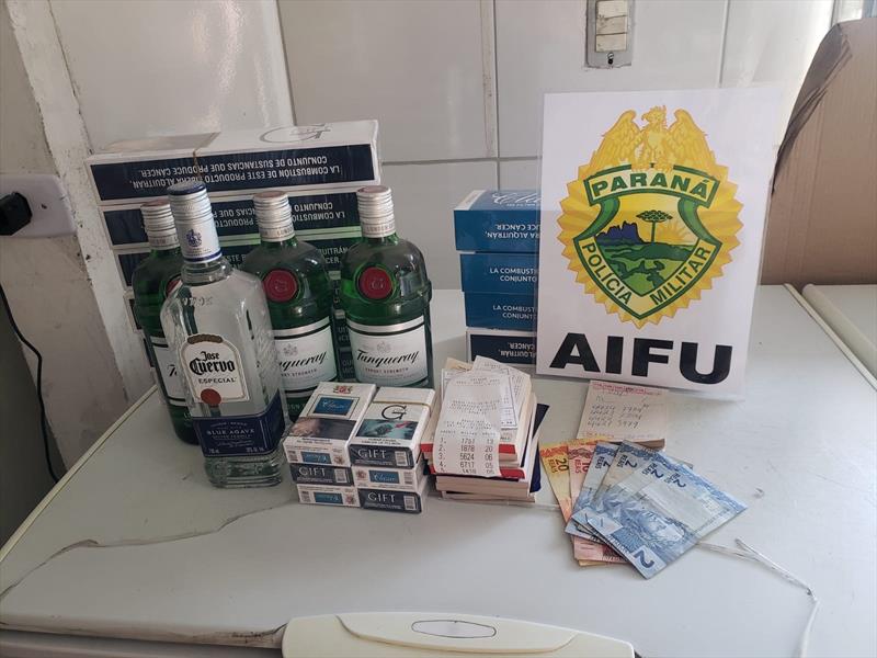 Aifu fiscaliza seis pontos e apreende cigarros, bebidas contrabandeadas em Curitiba.
Foto: Divulgação