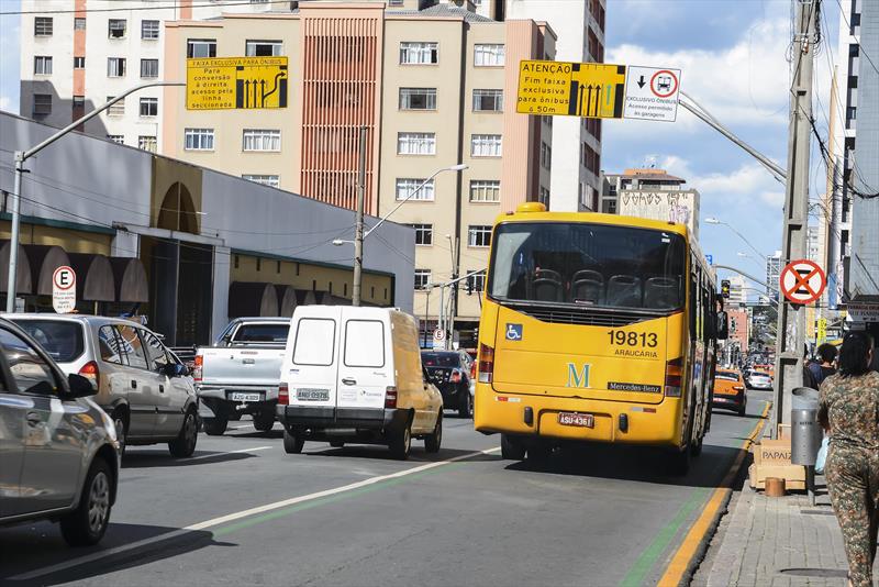 Faixas exclusivas eliminam gargalos e diminuem tempo de deslocamento dos ônibus em até 74%.
Foto: Levy Ferreira/SMCS
