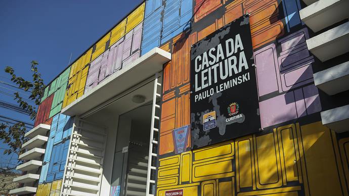 Espaços da Fundação Cultural de Curitiba estão fechados.
Foto: Luiz Costa /SMCS.