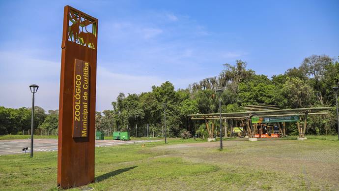 Zoo de Curitiba recebe visitantes sem agendamento.
Foto: Daniel Castellano/SMCS