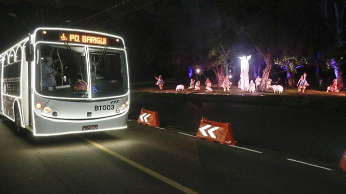 Parques Barigui e Náutico terão drive-thru em ônibus de Natal. Foto: Ricardo Marajó / SMCS
