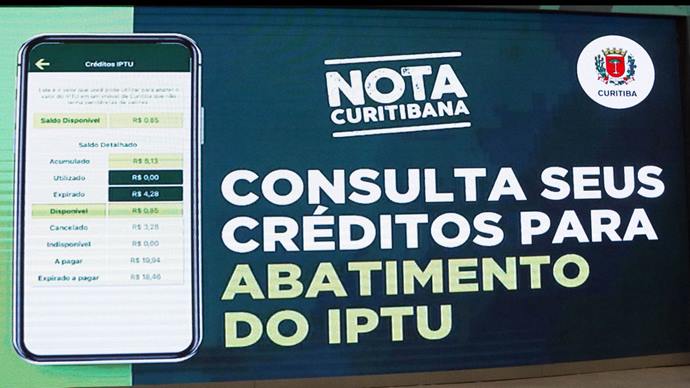 Termina na próxima terça-feira o prazo para utilizar créditos do programa Nota Curitibana para ter desconto no IPTU.
Foto: Lucilia Guimarães/SMCS