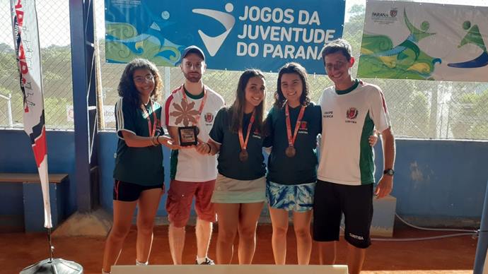 Curitiba conquista o título de campeã no badminton e no xadrez dos Jojups.
Foto: Divulgação/SMELJ
