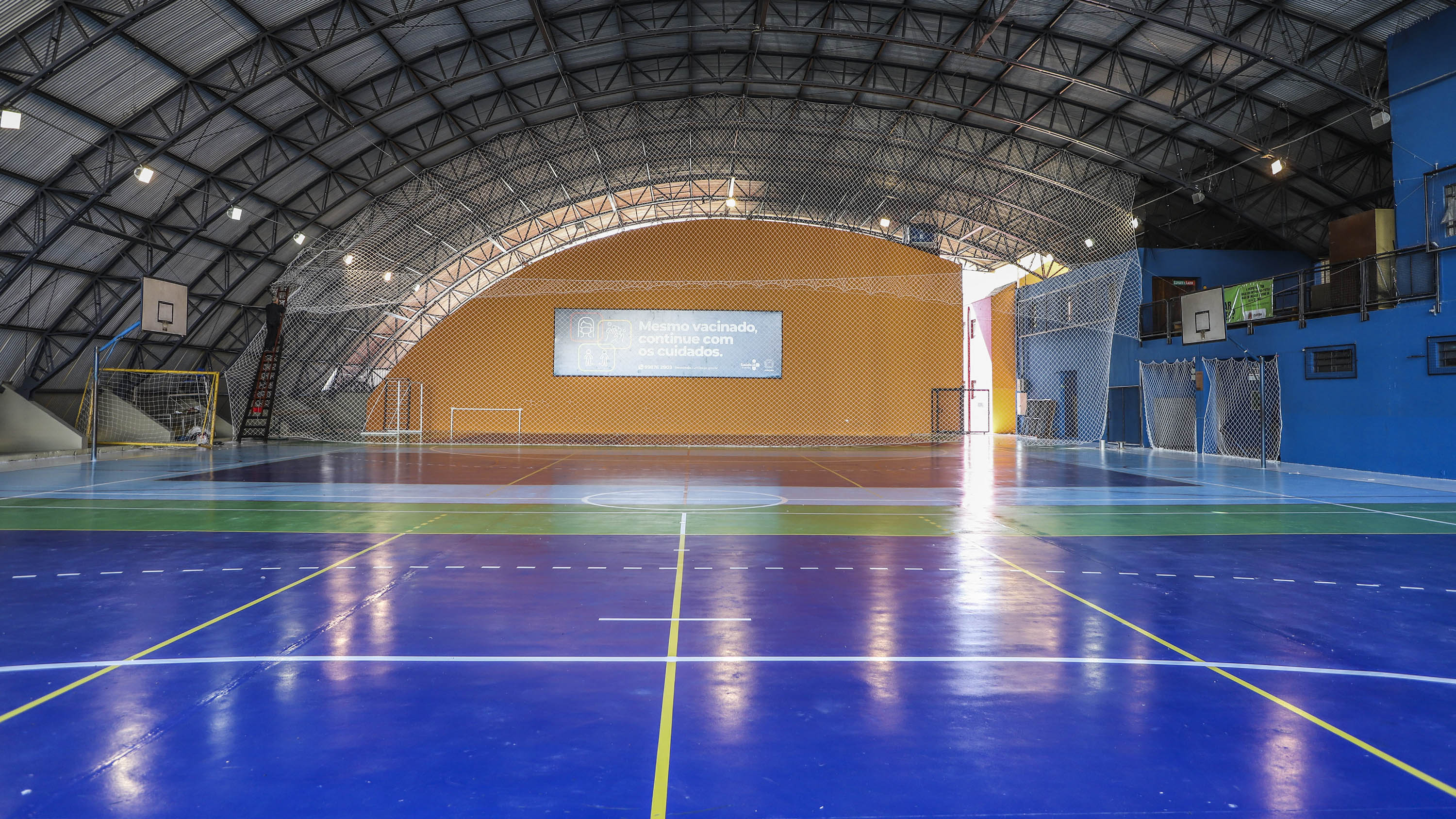 Três novas quadras esportivas são inauguradas no CE Aclimação, Secretaria  Municipal de Esportes e Lazer