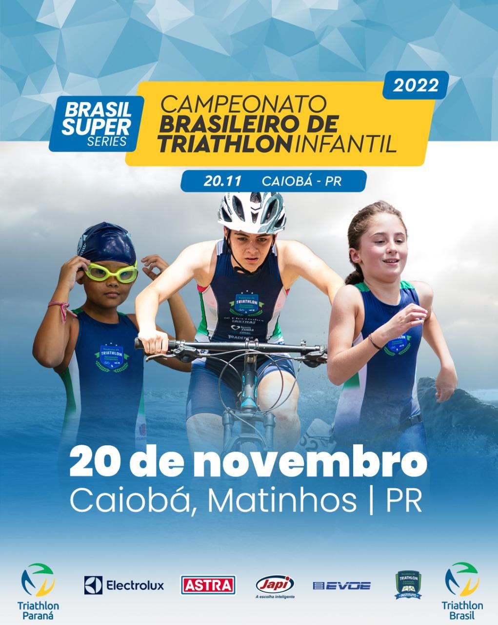 Projeto social do Paraná leva número recorde de atletas para o Campeonato  Brasileiro Infantil – Escolinha de Triathlon
