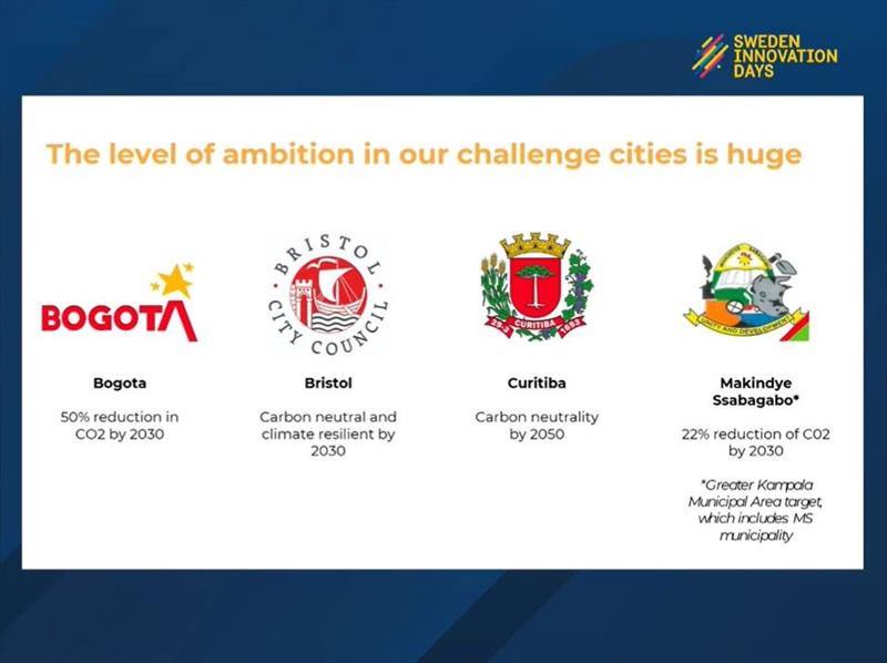 Participam do Climate Smart Cities Challenge juntamente com Curitiba, as cidades de Bogotá (Colômbia), Bristol (Reino Unido) e Makindye Ssabagabo (Uganda).
