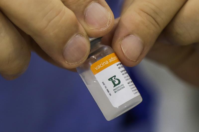 A Secretaria da Saúde fará repescagem da vacinação contra covid-19 para crianças e adolescentes nascidos até 31 de dezembro de 2011, com imunizantes da Coronavac. Foto: Pedro Ribas/SMCS
