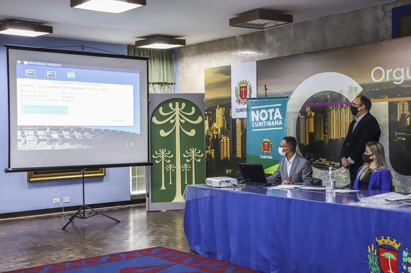 A Prefeitura de Curitiba promoveu nesta segunda-feira (31/01), o 39º sorteio do Nota Curitibana. Foto: Hully Paiva/SMCS