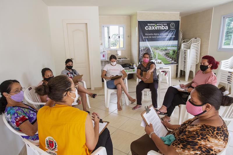 Cohab e Assessoria de Direitos Humanos da Prefeitura promoveram uma consulta pública com as mulheres da Vila 29 de Outubro. Curitiba, 03/02/2022. Foto: Ricardo Marajó/SMCS