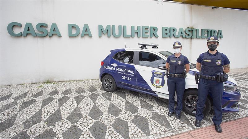Pioneira no Brasil, Patrulha Maria da Penha da GM completa oito anos de existência.
Curitiba, 03/03/2022. Foto: Ricardo Marajó/SMCS