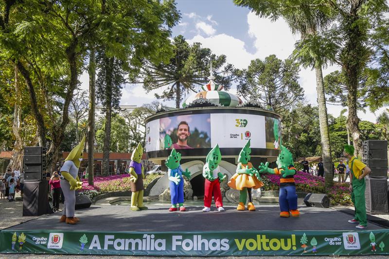 Lançamento da nova Família Folhas, no Passeio Público. Curitiba, 29/03/2022. Foto: Pedro Ribas/SMCS