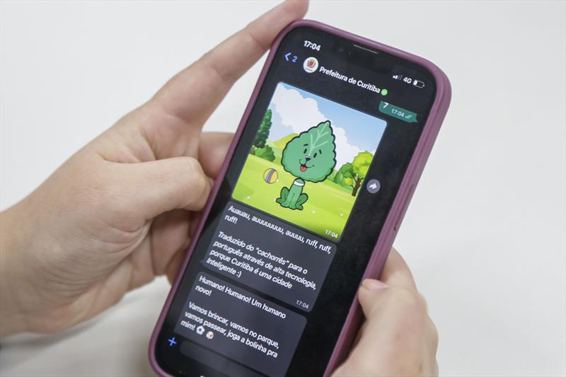 Whatsapp da Familia Folhas. Foto: Pedro Ribas/SMCS