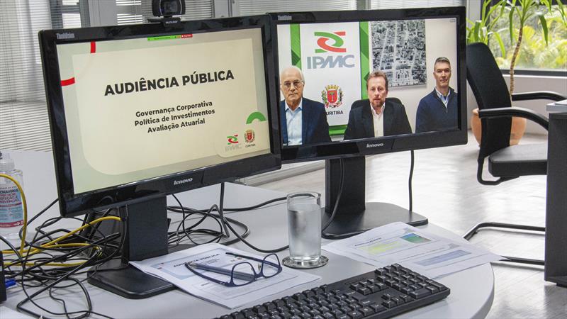 Audiência pública do IPMC transmitida pela internet. Curitiba, 19/05/2022.

Foto: Levy Ferreira/SMCS 

