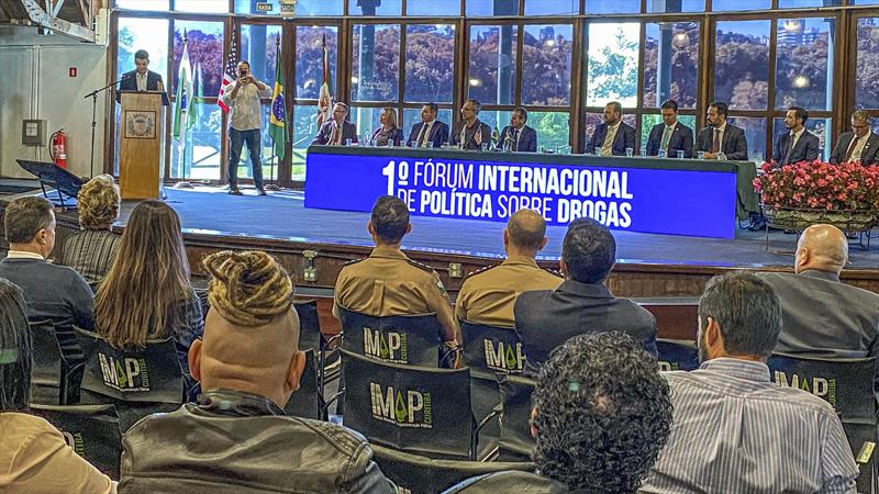 Abertura do Fórum Internacional de Política sobre Drogas. Curitiba, 27/04/2022.

Foto: Levy Ferreira/SMCS

