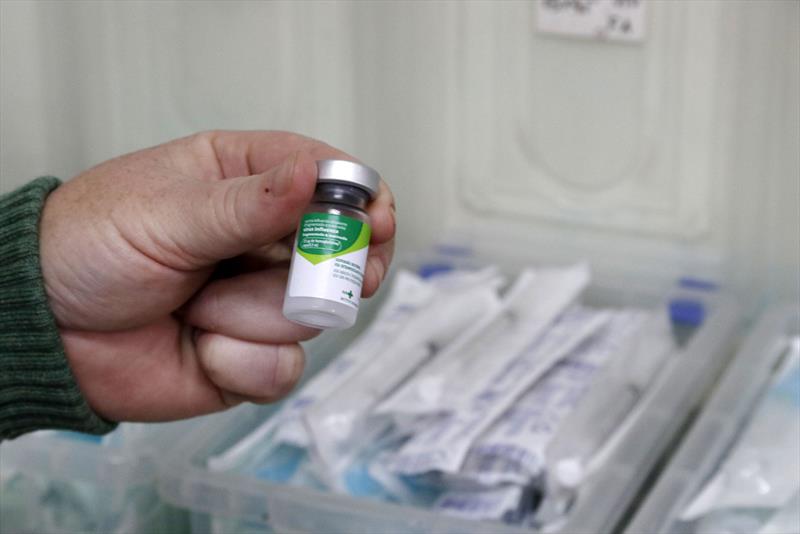 Vacina contra a gripe.
Foto: Lucilia Guimarães/SMCS