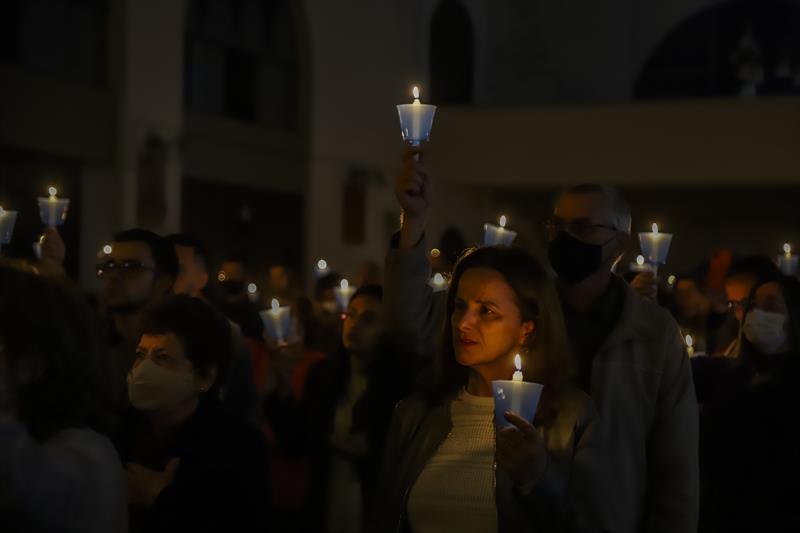 Celebração em comemoração a Nossa Senhora de Fátima no Santuário de Nossa Senhora de Fátima, no Tarumã - Curitiba, 13/05/2022 - Foto: Daniel Castellano / SMCS