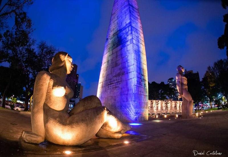 Pontos turísticos da cidade vão usar Iluminação cênica e colorida para apoiar campanhas de conscientização social.
Foto: Daniel Castellano/SMCS