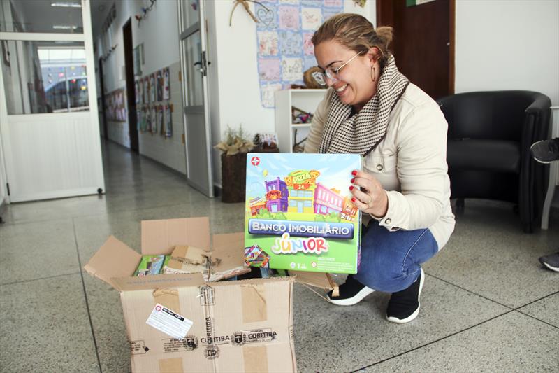 CMEI Giovana Serenato recebe enxoval novo de brinquedos. Curitiba, 20/05/2022. Foto: Lucilia Guimarães/SMCS 