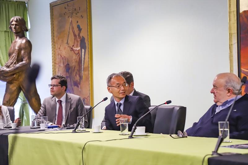 Prefeito Rafael Greca e membros do IPPUC recebe representantes da JICA (Agência de Cooperação Internacional do Japão) - Curitiba, 24/05/2022 - Foto: Daniel Castellano / SMCS