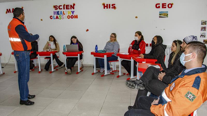 O programa Conhecer Para Prevenir (CPP) na Escola Maple Bear. Curitiba, 14/06/2022.
Foto: Levy Ferreira/SMCS