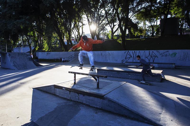 Pista de skate Afonso Botelho no bairro Água Verde. Curitiba, 15/06/2022. Foto: Ricardo Marajó/SMCS