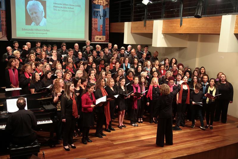 Semana do Canto Coral reúne 300 vozes e se integra à Oficina de Música.
Foto: Cido Marques/FCC