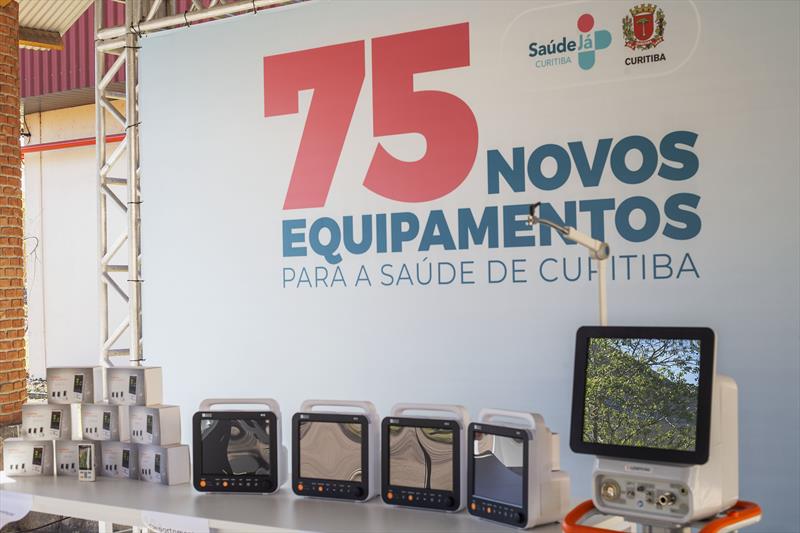 Entrega de 75 novos equipamentos para a Secretaria Municipal de Saúde (SMS). Curitiba, 01/07/2022. Foto: Ricardo Marajó/SMCS