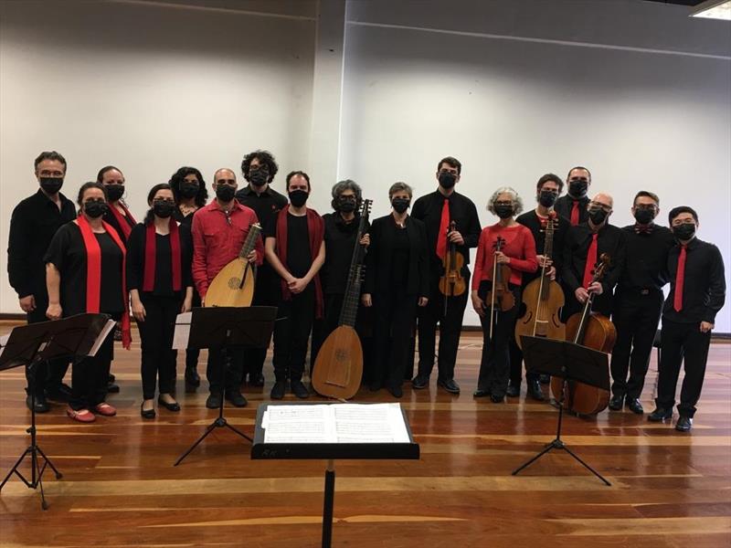 O grupo do Laboratório de Música Antiga da Universidade Federal do Paraná – Lamusa apresenta na 39ª Oficina de Música de Curitiba o concerto Monteverdi em Tempos de Peste.
Foto: Divulgação
