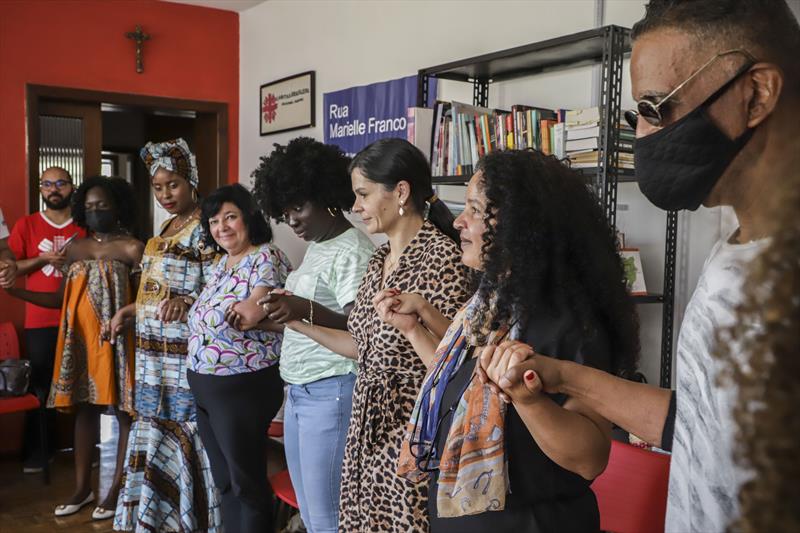 Encontro para celebrar o Dia Internacional da Mulher Negra, Caribenha e Latinoamericana e também o Dia Nacional de Tereza de Benguela. Curitiba, 25/07/2022. Foto: Hully Paiva/SMCS