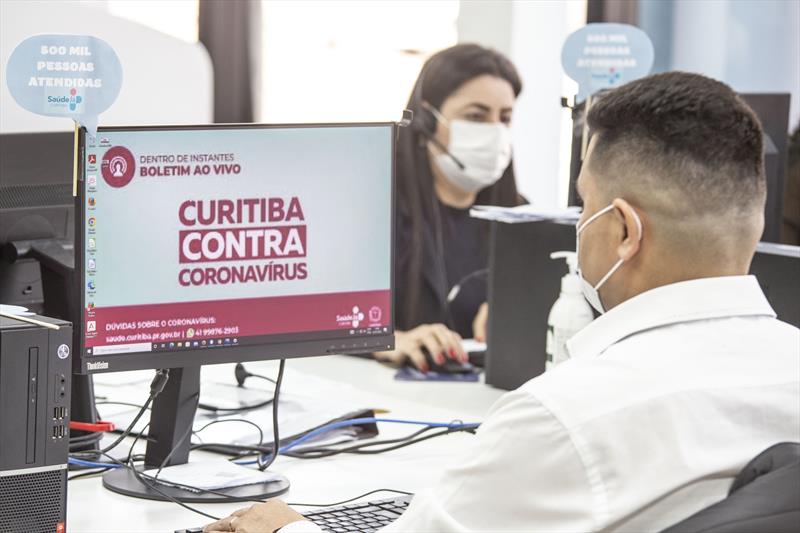 A Secretaria da Saúde passa a oferecer pela Central Saúde Já Curitiba, um serviço de orientação e apoio à amamentação. Curitiba, 22/07/2022. Foto: Ricardo Marajó/SMCS