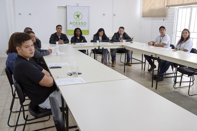 Departamento dos Direitos da Pessoa com Deficiência: capacitação para atendimento no Transporte Acesso. Curitiba, 05/08/2022. Foto: Lucilia Guimarães/SMCS