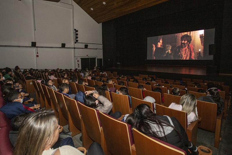 Cinema do Teatro da Vila recebe novo equipamento de projeção DCP (Digital Cinema Package) a laser com sistema Dolby de som. Curitiba,05/08/2022.Foto: Ricardo Marajó/SMCS