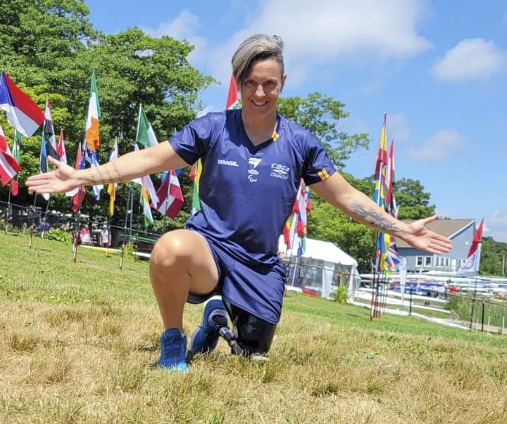 Mari Christina Santilli, servidora da Prefeitura e atleta da paracanoagem, conquistou o terceiro lugar no Campeonato Mundial de Canoagem Velocidade e Paracanoagem 2022.
Foto: Divulgação