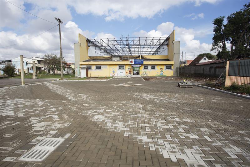 Revitalização e ampliacão do Centro de Esporte e Lazer Vilas Oficinas, no Cajuru. Curitiba/08/08/2022. Foto: Ricardo Marajó/SMCS