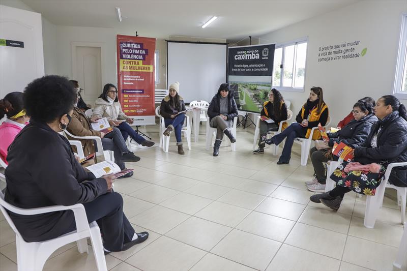 Ação da políticas para as mulheres no escritório da Caximba. Curitiba, 22/08/2022. Foto: Hully Paiva/SMCS