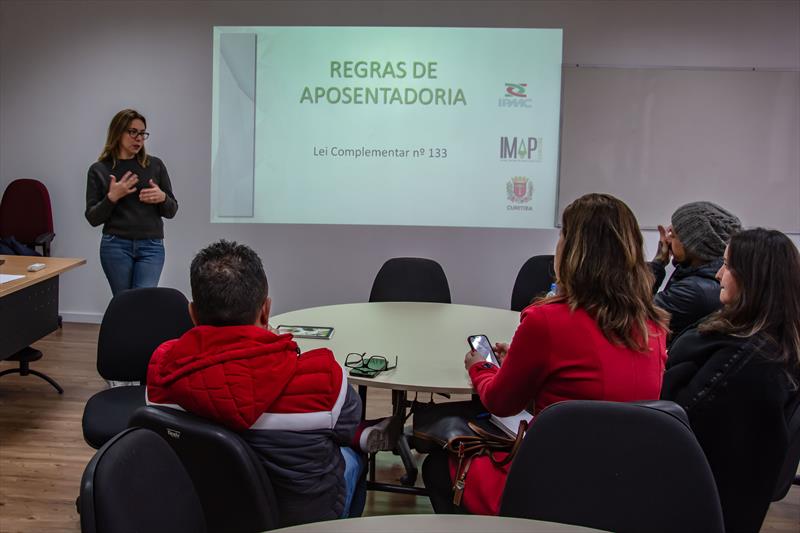 Núcleos de Gestão de Pessoal participam de encontros sobre educação previdenciária.  Curitiba, 30/08/2022.
Foto: Levy Ferreira/SMCS