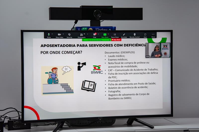 Reunião de educação previdenciária de setembro IPMC, sobre aposentadoria especial.
Curitiba, 14/09/2022.
Foto: Levy Ferreira/SMCS
