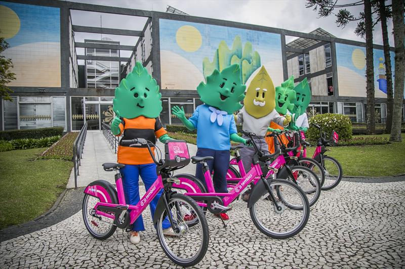 Prefeito Rafael Greca anuncia serviço de bikes compartilhadas na cidade. Curitiba, 22/09/2022. Foto: Pedro Ribas/SMCS