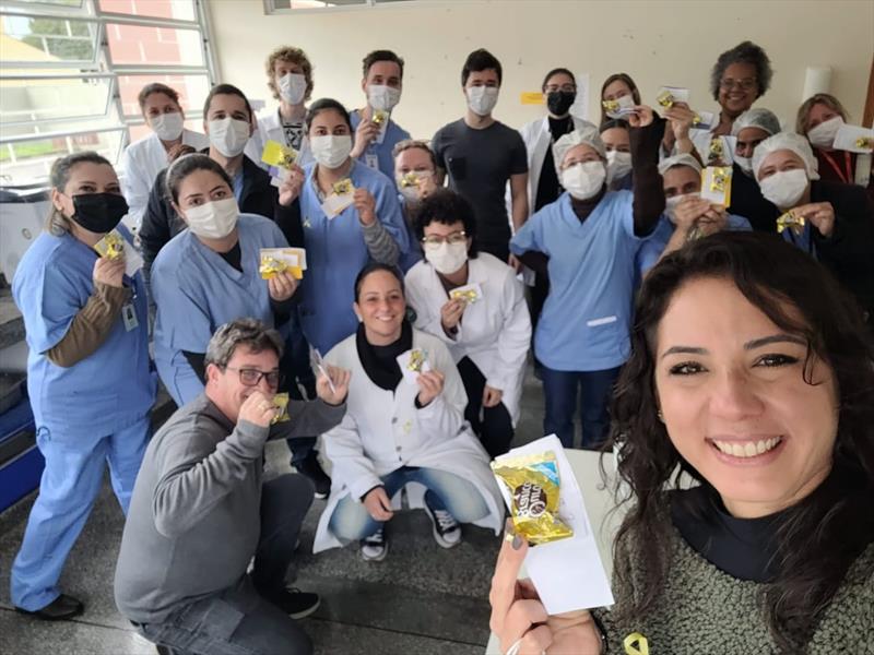 Setembro amarelo espalhou ações de cuidados à saúde mental por toda Curitiba.
Foto: Divulgação