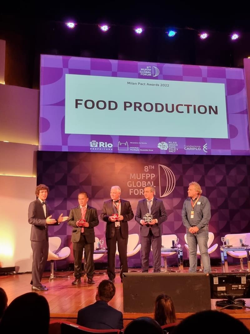 Fazenda Urbana de Curitiba recebe prêmio do Pacto de Milão por inovar na produção de alimentos. Foto: Divulgação