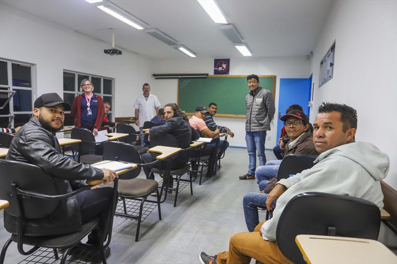 Curso de capacitação no SENAI para os operários que irão trabalhar no Bairro Novo da Caximba - Curitiba, 07/11/2022 - Foto: Daniel Castellano / SMCS