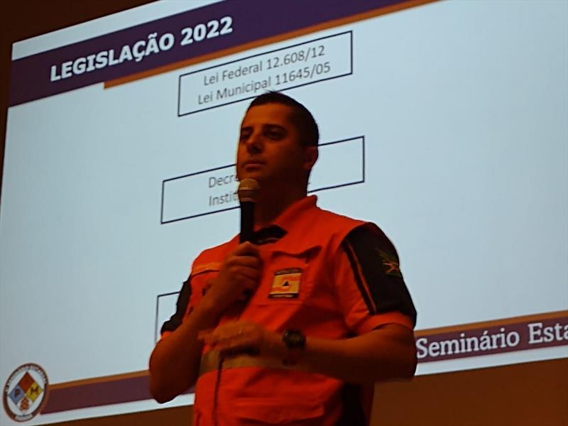 Participação da Defesa Civil no Primeiro Seminário PAM.
Foto: Divulgação