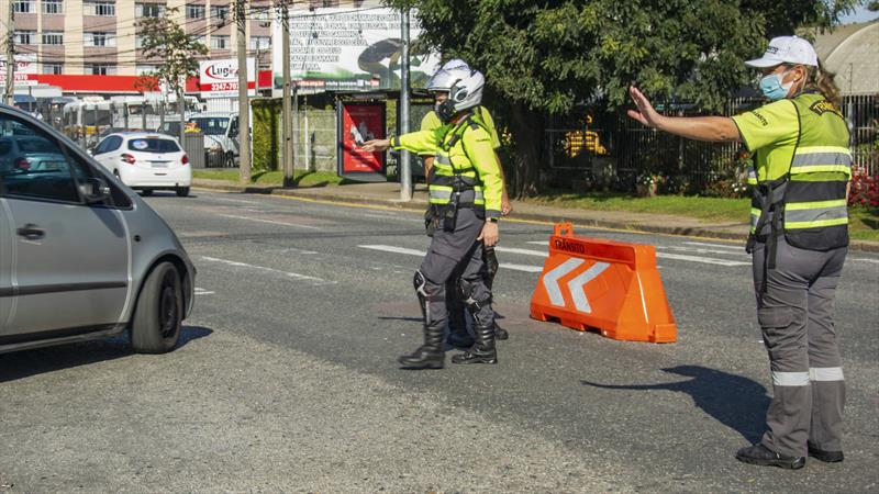 Maratona de Curitiba causa alterações no trânsito no domingo.
Foto: Levy Ferreira/SMCS