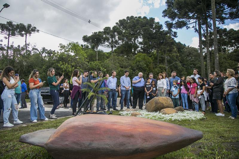 Prefeito Rafael Greca inaugura o Parque Pinhal de Santana, no bairro Campo de Santana, Tatuquara. Curitiba, 25/11/2022. Foto: Pedro Ribas/SMCS