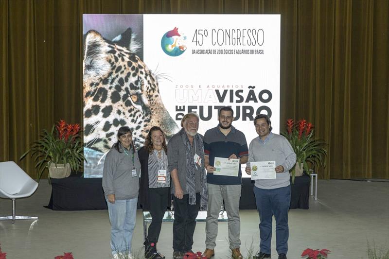 Trabalho do Zoo de Curitiba é certificado pela Azab durante evento nacional.
Foto: Divulgação 